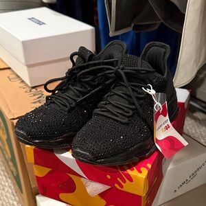Black Kids Sneakers